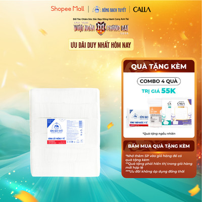 Bông y tế cắt Bạch Tuyết (7cm x 7cm) - 1Kg