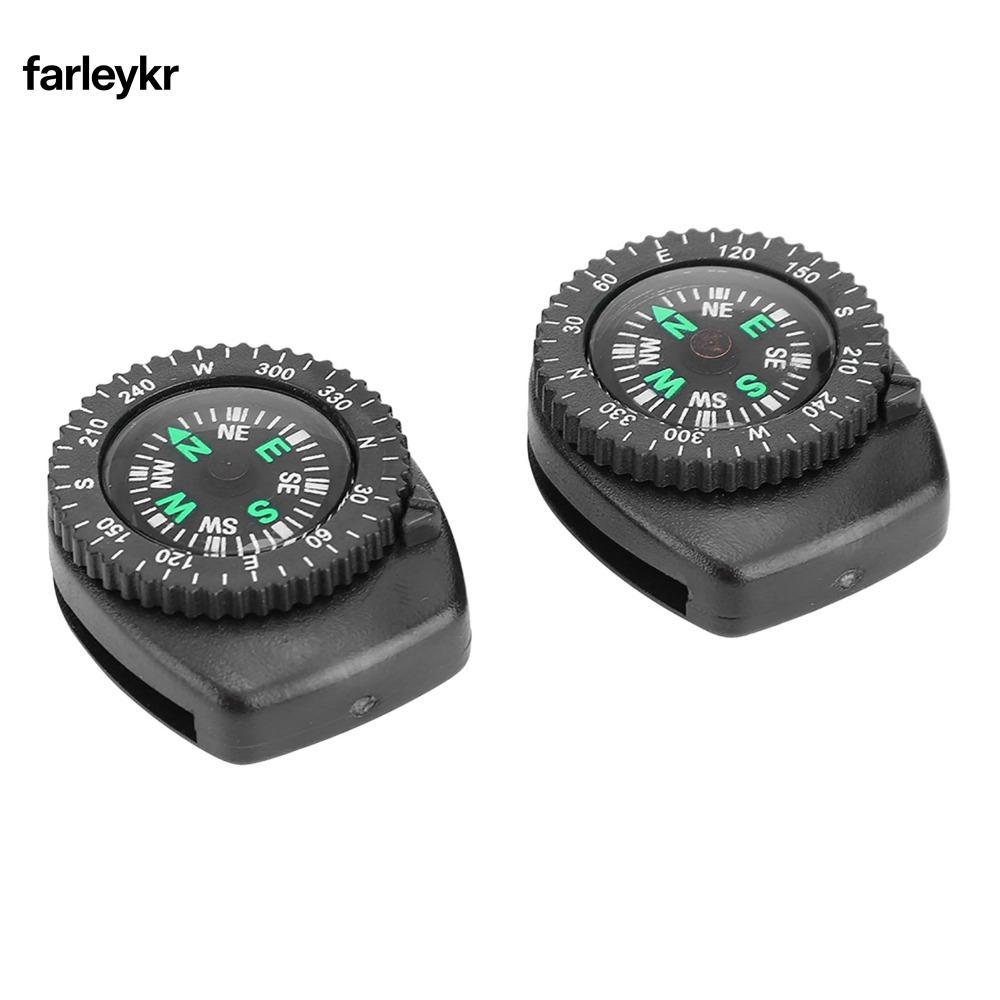 FARL 6 La bàn điều hướng cổ tay, La bàn dây đeo đồng hồ màu đen di động, Dây đeo cổ tay có thể tháo 