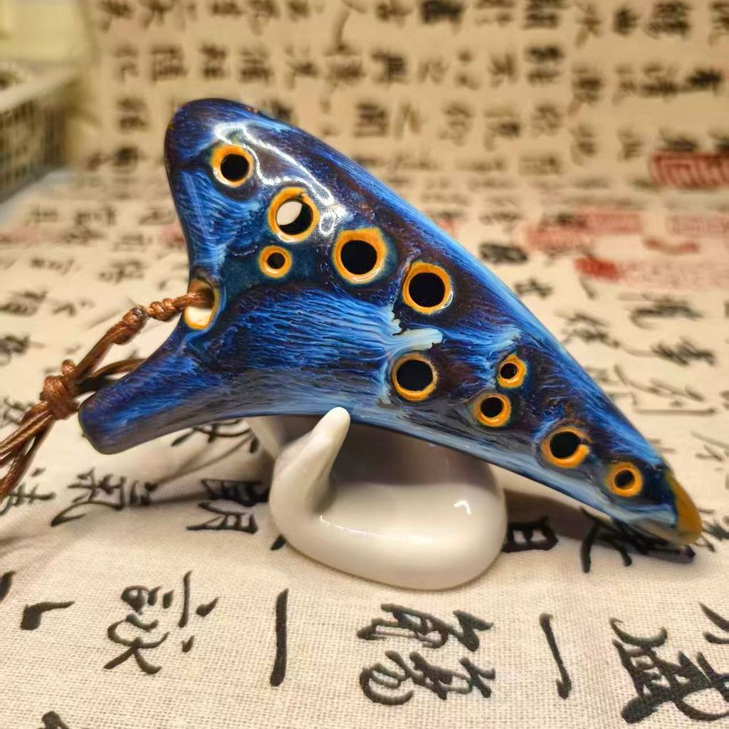 Ocarina Nhạc Cụ Lỗ Alto Tone Người Mới Bắt Đầu Giới thiệu Gốm Ocarina Mười Hai Lỗ Học Sinh Ocarina O