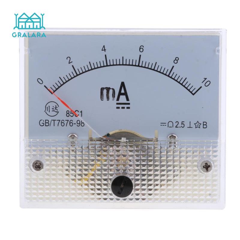 Bảng điều khiển dòng điện tương tự Grara, Máy đo Ampe kế, Đo mạch (DC 0-1mA đến 0-20A)