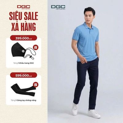Áo Polo Ngắn Tay DGC Dáng Suông Chất Vải Thoáng Mát, Thấm Hút Mồ Hôi - SAPBE127M-S