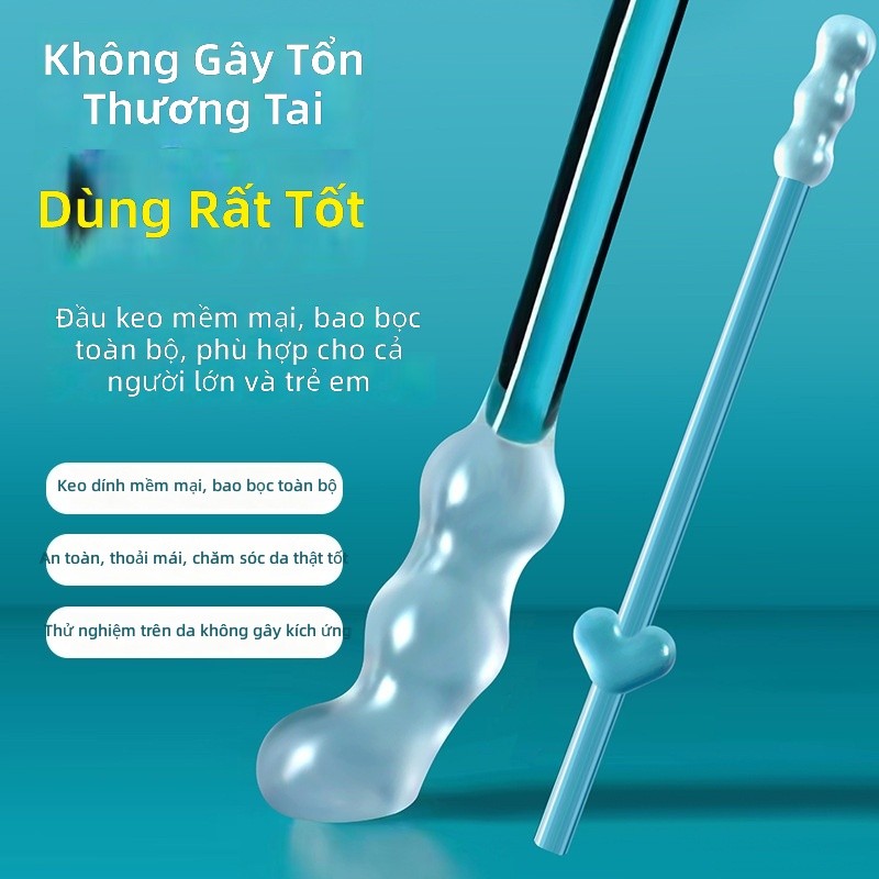 Que Lấy Sâu Tai Dính Cứng Keo Chuyên Dụng An Toàn Cho Trẻ Em Que Lấy Sâu Tai Hết Lông Một Lần Dùng Q