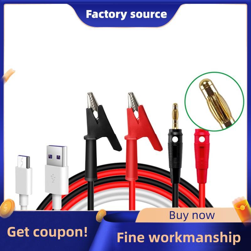X25A Mới Chuối Cắm Vào Cá Sấu Kẹp Cáp Kiểm Tra Và Cáp Truyền Thông Nicro Cho RD6006 RD6012 RD6024 Đầ