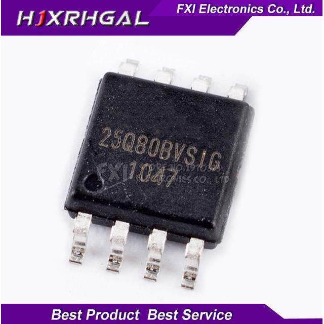 10 chiếc W25Q80BVSSIG 25Q80BVSIG W25Q80BVSIG 25Q80BVSSIG 25Q80 SOP8 SOP SMD