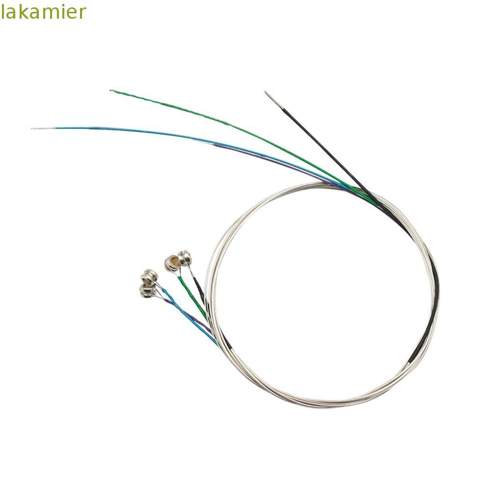 LAKAMMY Trọn Bộ Dây Đàn Violin, Dây Thép Không Gỉ Màu Sắc Hỗn Hợp Dây Đàn Violin, Dây Fiddle Bền Trọ
