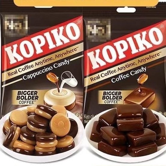 Nhập khẩu KOPIKO KOPIKO Cà phê hương vị nguyên bản Kẹo Cube cà phê Kẹo cứng Đồ ăn nhẹ 260819LS