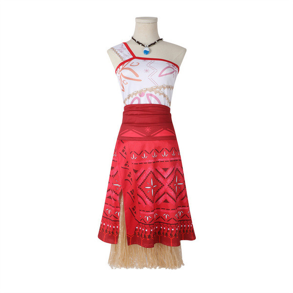 Ocean Romance 2 Moana cos trang phục Halloween Moana Người lớn Trẻ em cosplay Bộ trang phục sân khấu