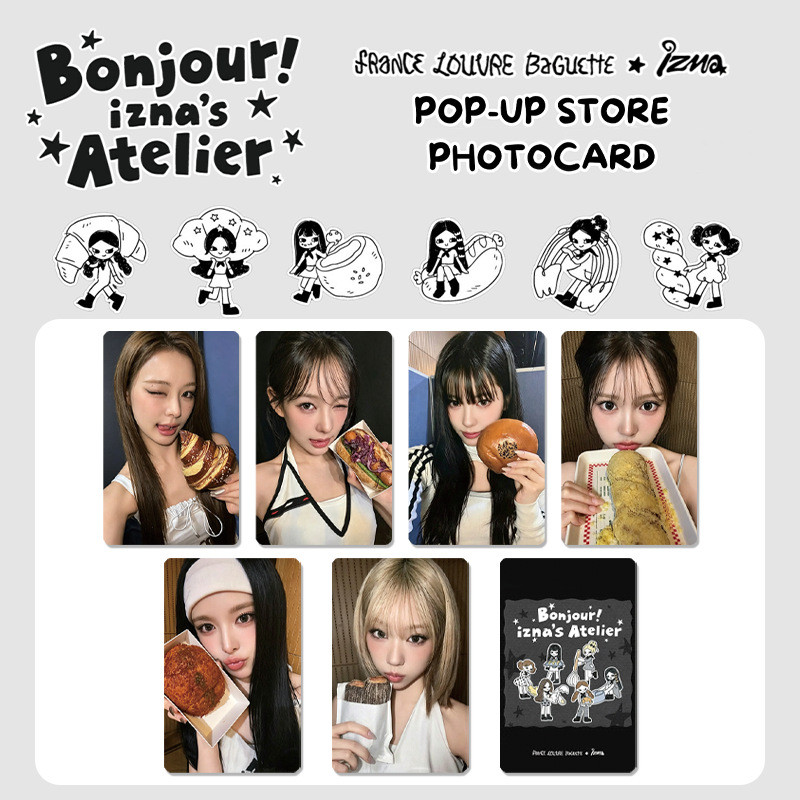 6 chiếc izna Lomo Cards LIGHT STICK Không chỉ đẹp Photocards BEEP SIGN N a Who Dat Girl TIMEMB MAI J