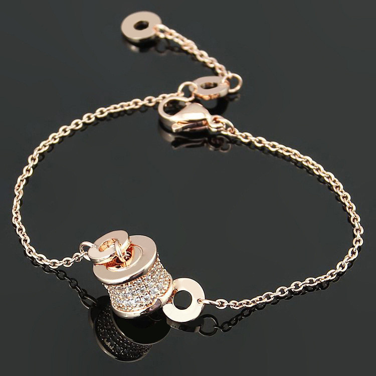 GDYK Couple's full-diamond bracelet, small waist diamond bracelet, inlaid diamond bracelet