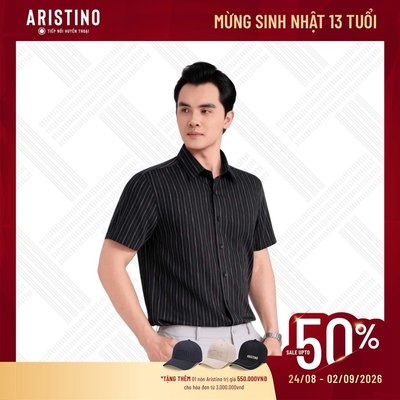 Áo Sơ Mi Nam Aristino Regular Fit ASS608EDP01