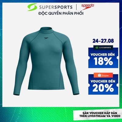 Áo Bơi Chống Nắng Nữ Speedo Endurance+ - Xanh Navy - 8-A100177006