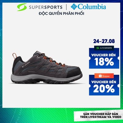 Giày Thể Thao Đa Năng Nam Columbia Crestwood™ Waterproof - Xám - 2100651053