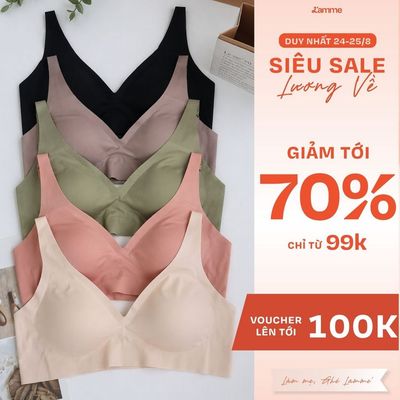 Áo ngực nữ A10 ôm tôn dáng chất liệu su đúc siêu co dãn đàn hồi, thoáng mát áo lót by LAMME