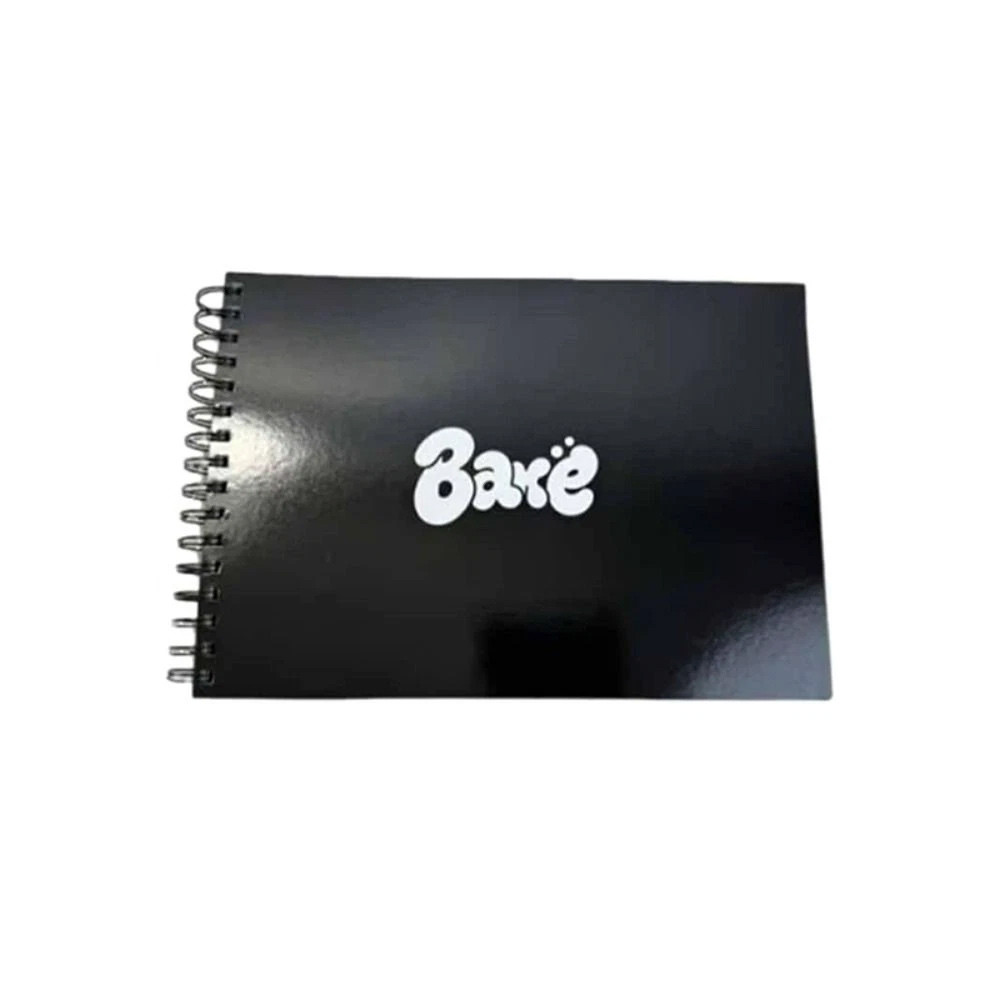 Stylized Bare Graffiti Spiral Notebook Thick Recycled Paper Sketchbook For Amateur Drawing And Draft