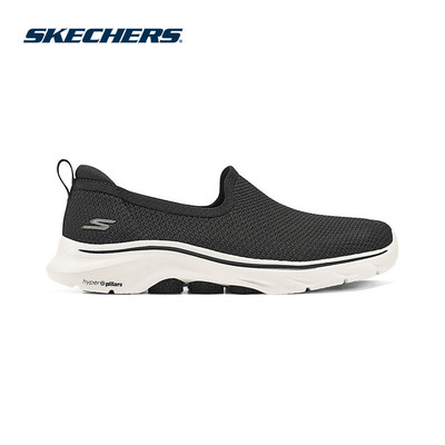 Giày Thể Thao Nữ Skechers GOwalk 7 Ivy Đi Bộ-125218-BKW Air-Cooled Goga Mat Online Sale
