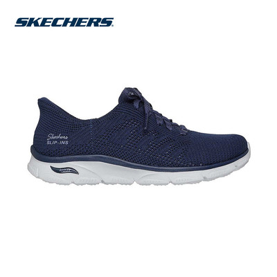 Giày Búp Bê Nữ Skechers Slip-ins Modern Comfort Arch Fit Sunny Serene Steps - 100732-NVY Arch Fit