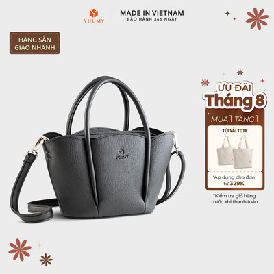 Túi Yuumy (Thời trang nữ thiết kế bo cong mềm mại - Túi đeo chéo da Bergen YN310)