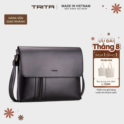 Túi Trita (Thời trang nam phối ngăn - Túi đeo chéo da 
RTN5) Bagsmart