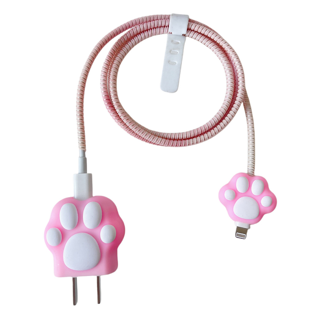 Ốp Sạc Cat Paw Silicon Mềm Cho Anker 511 Nano 3 30w A2147 Cuộn Dây Cáp