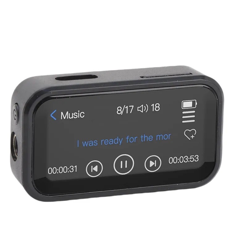 Máy Nghe Nhạc MP3 Kẹp Lưng Di Động 1.47in Toàn Màn Hình Cảm Ứng 32GB HiFi Lossless Máy Nghe Nhạc Đài