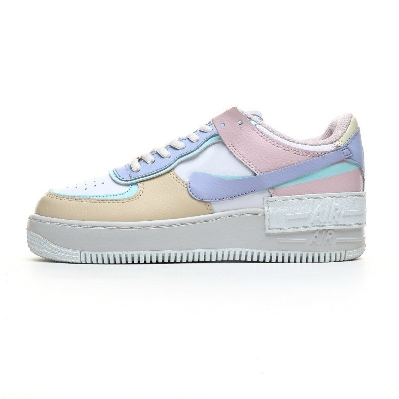 Giày cao cấp Air Force No. 1 Giày thể thao Macaron Khâu đổi màu AF1 Giày thể thao thông thường dành 