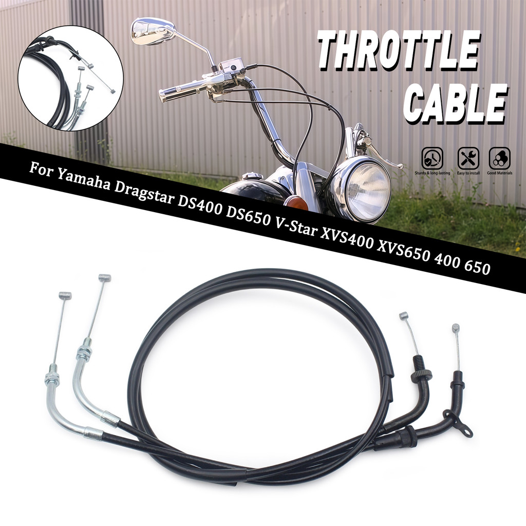 Phụ Kiện Xe Máy Dây Thép Ga Cáp Dành Cho Xe Yamaha V-Star XVS400 XVS650 1998-2016 Dragstar DS400 DS6