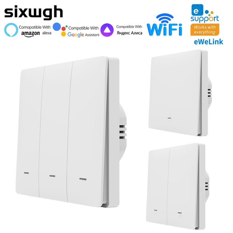 Công tắc thông minh, công tắc tường WiFi eWeLink, công tắc hẹn giờ Zigbee, điều khiển bằng giọng nói