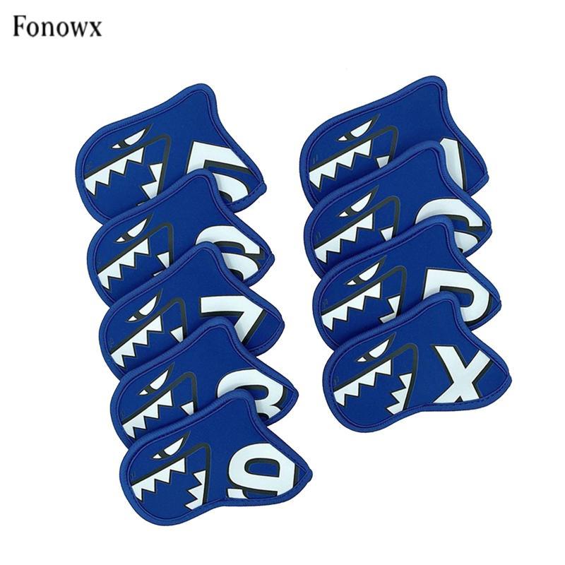 9 Chiếc Golf Club Headcovers Hợp Thời Trang 5 6 7 8 9 A P x S Golf Iron Covers Set Cho Hầu Hết Sắt Đ