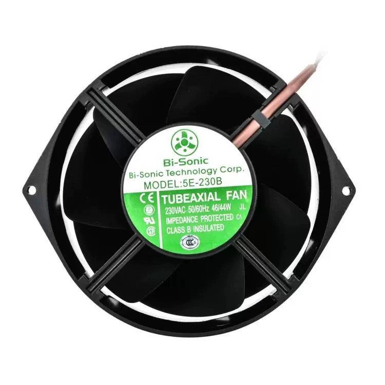 Quạt Bi-Sonic chính hãng 5E-230B 230V 46W Quạt nguồn UPS chịu nhiệt độ cao bằng kim loại