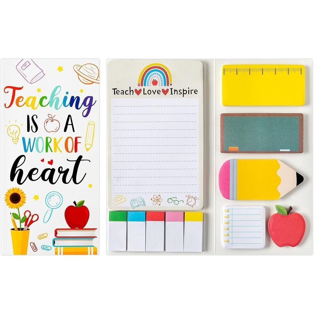 XqumoiTeachingisAWorkofHeartStickyNotesSekboard ❈ ❈ ❈ NotePads ❈ 7TIC RUGO