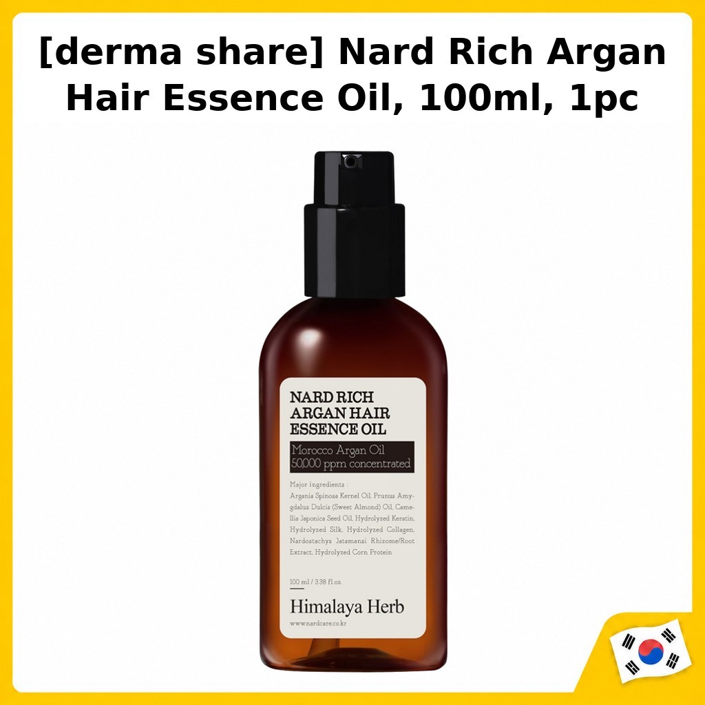 [derma share] Dầu Tinh Chất Tóc Nard Rich Argan, 100ml, 1 Tinh Chất Tóc Hàn Quốc / Dầu Argan của Hun