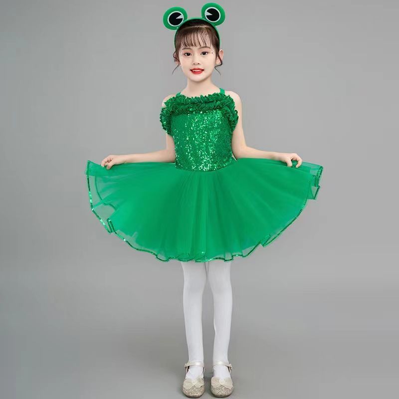 Trang phục ếch con cho ngày thiếu nhi, Ếch vui vẻ, Ếch con nhảy nhót, Ếch con tìm mẹ, Trang phục biể