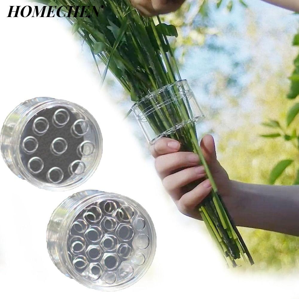 HOMECHEN Giá đỡ cắm hoa Ikebana xoắn ốc trong suốt cho bình, dụng cụ cắm hoa DIY, giá đỡ thân hoa xo