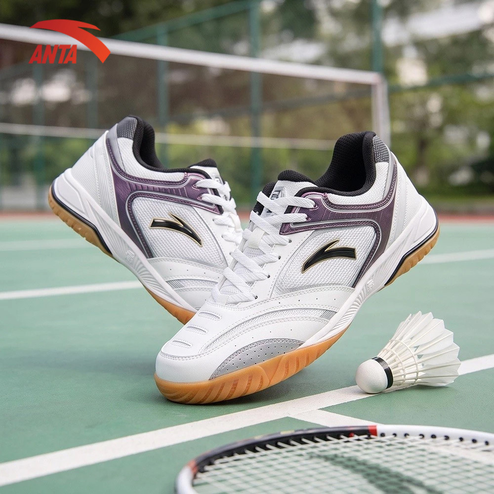 ANTA Giày Cầu lông NAM Nữ Pickleball Bóng Bàn Tennis Giày thể thao Anta Badminton Shoes PINGXUAN 112
