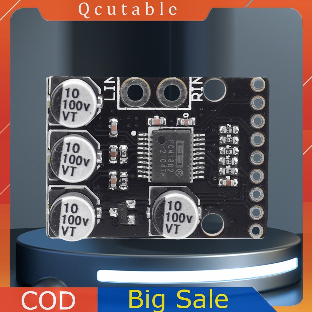 96kHz 24bit PCM Audio ADC Board Mô-đun đầu vào tương tự một đầu