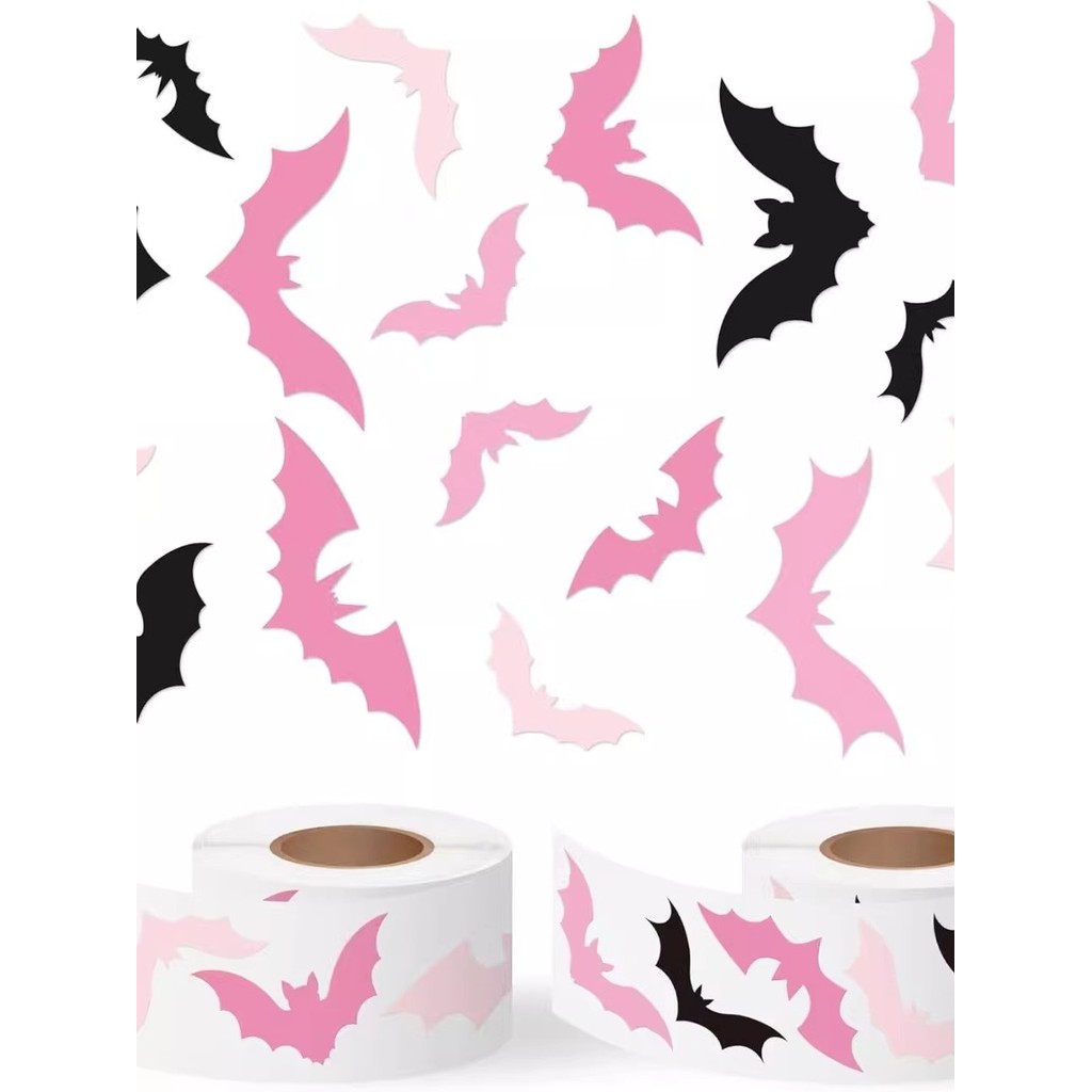 500 Miếng Dán / Cuộn Halloween Miếng Dán Bát Miếng Dán Trang Trí Hình Đặc Biệt Miếng Dán Halloween M