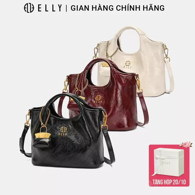 [Tặng hộp 20.10] Túi xách nữ ELLY EL359 túi đeo chéo đeo vai xách tay thời trang cao cấp