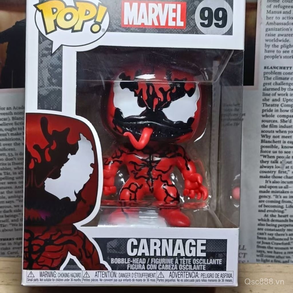 Sản phẩm mới Funko POP Chính hãng đóng hộp không in Marvel Marvel Marvel nọc độc nọc độc gia đình Ca