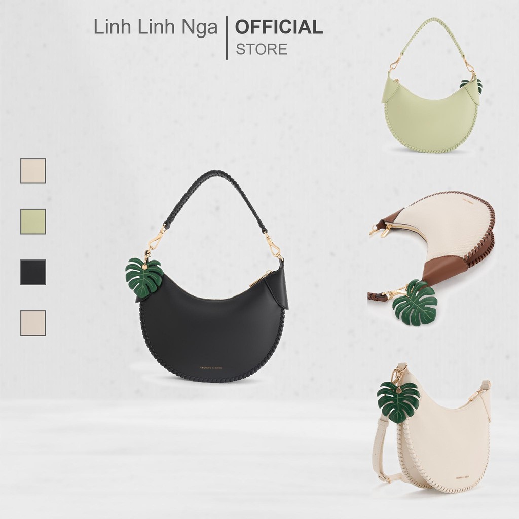 Túi С&Κ Blume Canvas Braided Curved Hobo Bag - CK2-40782578 chính hãng đủ bill