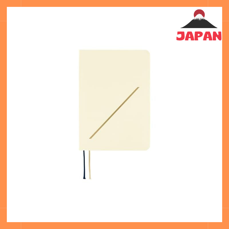 Hobonichi Techo 2026 HON Slash (Ivory) [A6/1 page per day/January/Starts on Monday]
