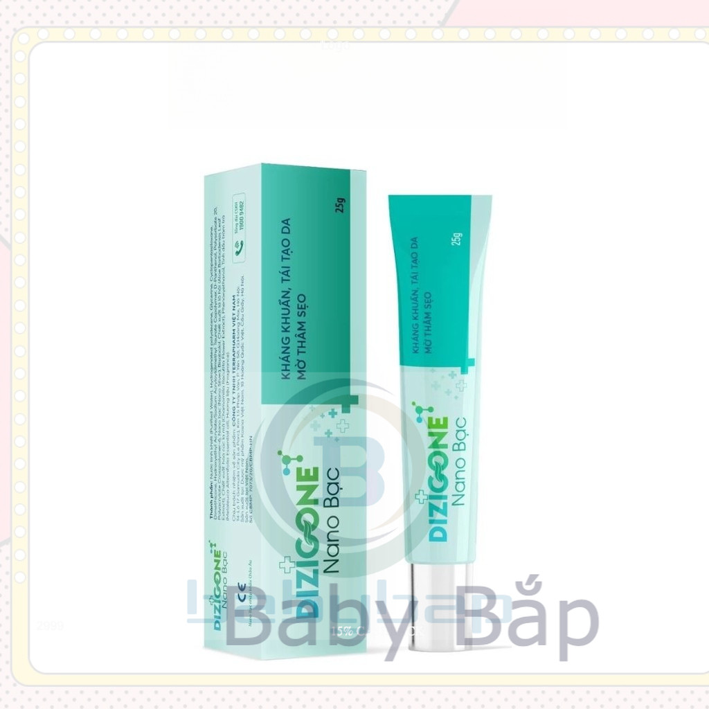 Kem Dizigone Nano Bạc 25g Tái Tạo Da Cho Bé Shop Babybap