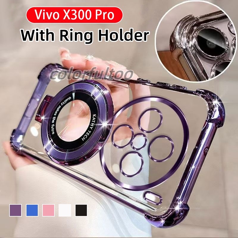 Vivo X300 5G 2025 Vỏ Mềm Cho Vivo X300 Pro X 300 X300Pro VivoX300 5G Ốp Lưng Chống Sốc Thạch Trong S