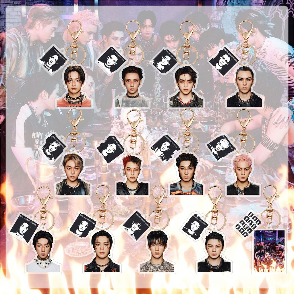 Kpop Korean Boy Band Seven New Album HAPPY BURTDAY Acrylic Keychain: S.COUPS JEONGHAN JOSHUA JUN HOS