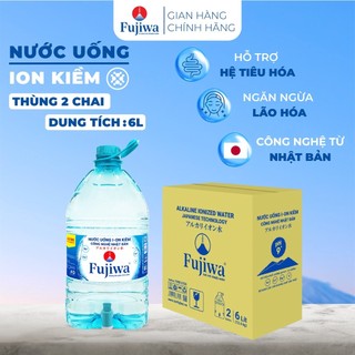 Fujiwa 6L Nước Ion Kiềm (Thùng 2 Bình) – Cân bằng pH tự nhiên, Bù khoáng chất Thanh lọc Phục hồi
