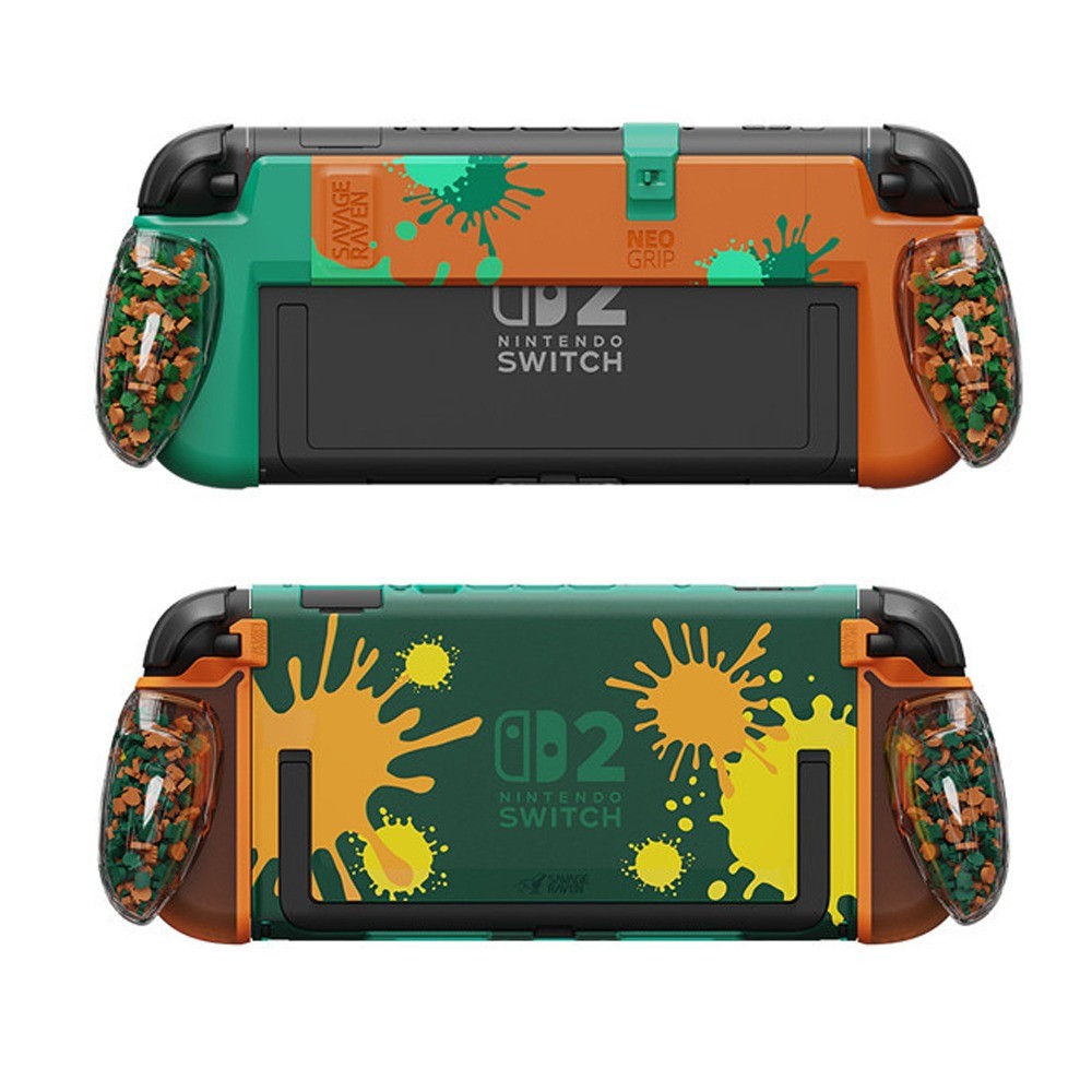Savage Raven của Skull & Co. NeoGrip Vỏ Bảo Vệ Cho Nintendo Switch 2 GripCase Với Tay Cầm Công Thái 