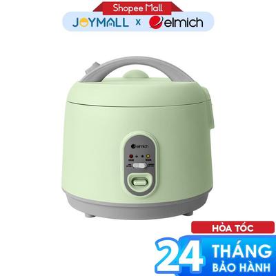 Nồi Cơm Điện Elmich RCE9250 700W 1.8L, Hàng Chính Hãng, Vỏ Cách Nhiệt, Lòng Nồi Phủ Ceramic -JoyMall