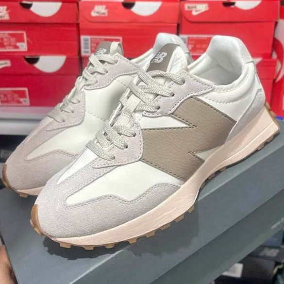 Giày chạy bộ cổ thấp chống trượt cổ điển NB 327 UNISEX RJIC LQVG