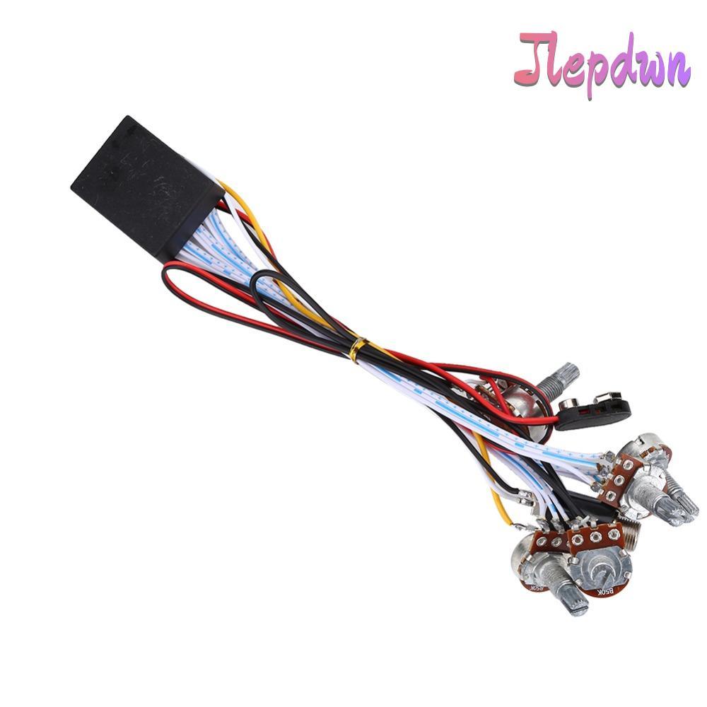 JEPDWN ​Điều khiển âm trầm​, Dễ dàng lắp đặt EQ 3 băng tần​ ​Active EQ Preamp, mô-đun điều khiển tôn