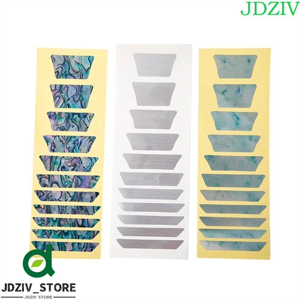 JDZIV Cross Inlay Đề Can 22 Phong Cách Guitarra Phụ Kiện Guitar Inlay Miếng Dán Acoustic Guitar Điện