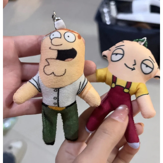 Family Guy Gia đình vui nhộn búp bê cử động đồ chơi mô hình móc khóa mặt dây chuyền phụ kiện hoạt hì